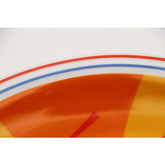 1970s Portuguese Modernist Porcelain Wall Plate, Vista Alegre, Portugal For Sale - Image 4 of 11