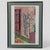 ** Art will be Professionally Fragile Packed by the UPS Store Vintage Still Life Interior Serigraph Framed in a Copper...