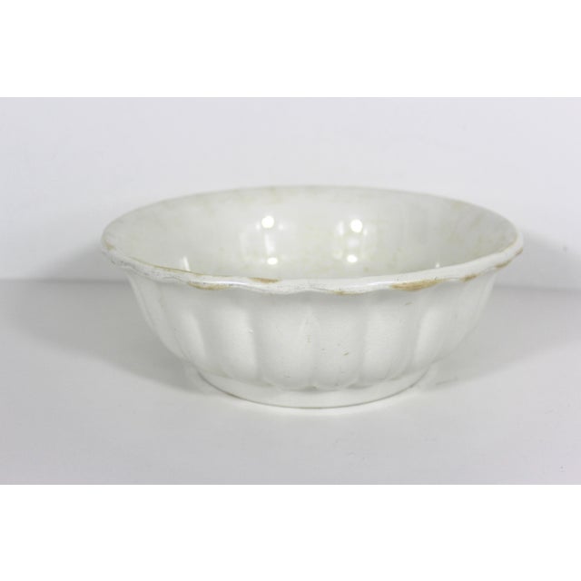 Early 20th Century Vintage Ironstone Mixing Bowl For Sale - Image 5 of 12