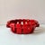 Vintage Tadinate Style Red Woven Ceramic Basket For Sale - Image 4 of 7