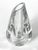 1980s Saint Louis Cristal, France Stunning Heavy 7" Crystal Teardrop Vase by $975List Price For Sale - Image 5 of 8