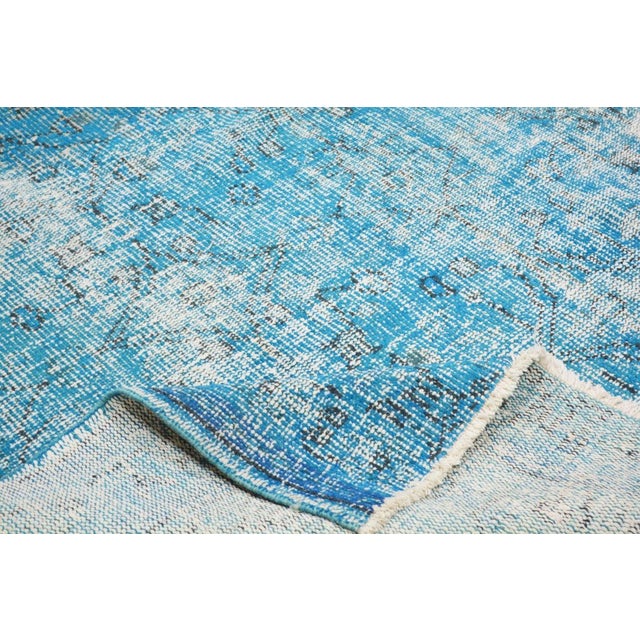 Turkish Vintage Turkish Anatolian Hand Knotted Wool Rug, 6'3"x8'5" For Sale - Image 3 of 5