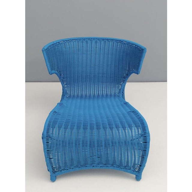 Sky Blue Low Lounge Chair by Monika Mudler for Ikea, 2001 For Sale - Image 6 of 11