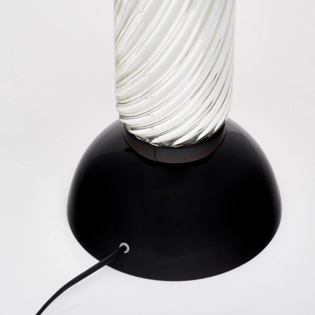 Murano Mercury Glass Spiral Lamps For Sale - Image 9 of 9