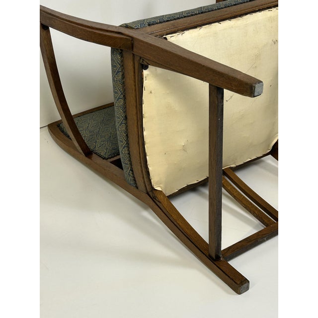 Blue Art Nouveau Armchairs, 1890s, Set of 2 For Sale - Image 8 of 9