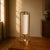 White Bauhaus Table Lamp in Brass & Opaline Glass, Czech Republic, 1930s For Sale - Image 8 of 8