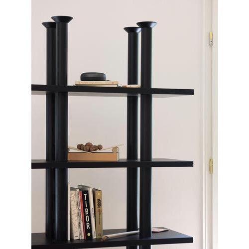Black Wood Peristylo Three Shelves by Oscar Tusquets for BD Barcelona For Sale - Image 9 of 15