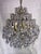 Baroque Vintage Chandelier in Lead Crystal, Italy, 1960s For Sale - Image 3 of 18