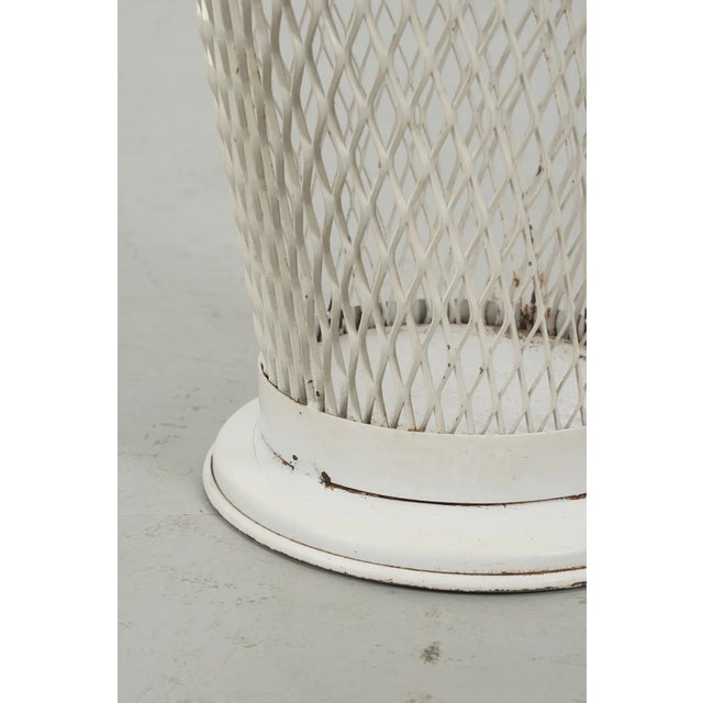 Vintage White Umbrella Stand For Sale - Image 6 of 8
