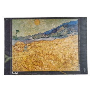 Van Gogh Art Print The Collection Poster, 1970s, Wood For Sale