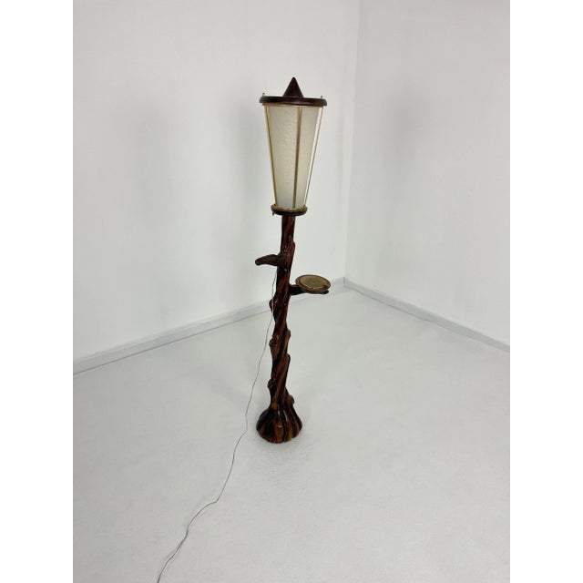 Mid-Century Floor Lamp, 1950s For Sale - Image 4 of 11