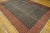 Indian 1920s Black Geometric Antique Indian Cotton Dhurrie Rug 8'3" X 12'9" Flatweave Carpet For Sale - Image 3 of 9