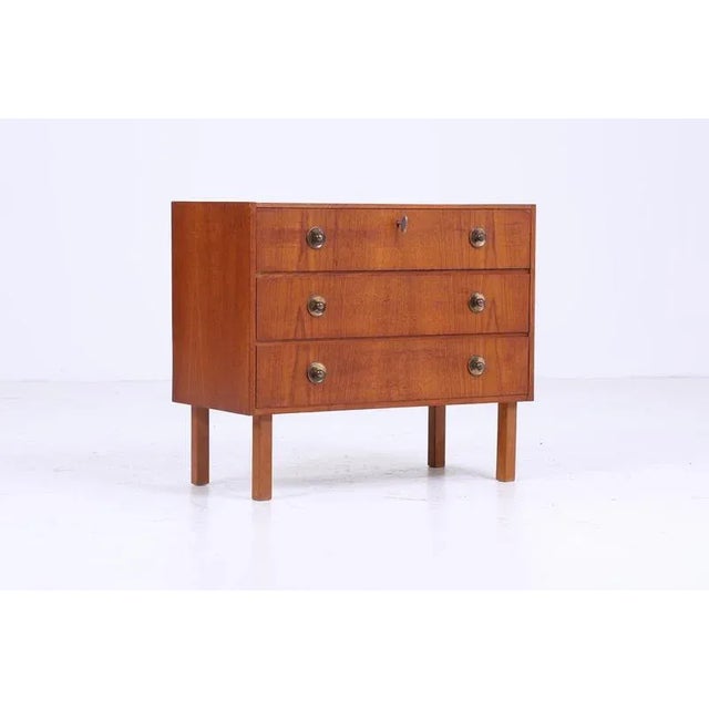 Mid-Century Teak Chest of Drawers For Sale - Image 3 of 11