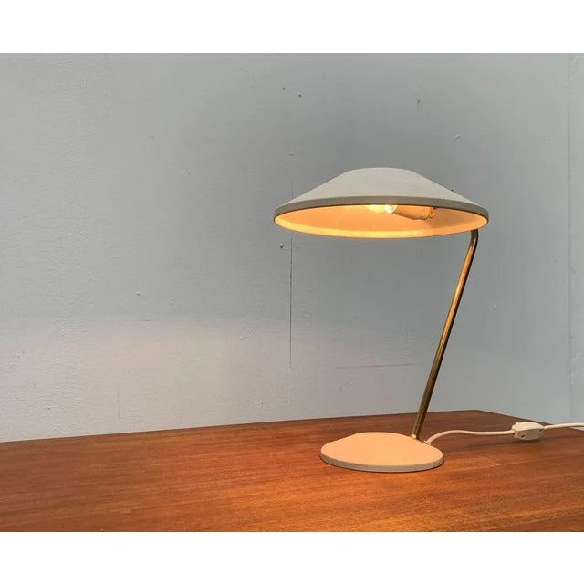 Mid-Century German Table Lamp, in Very Good conditions. Designed 1960 to 1969 European Plug (up to 250V).The wiring of...