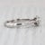 Veraggio 1.47ctw Diamond Halo Engagement Ring W/ Box Gia 18k White Gold Filigree, Size 7.5 For Sale - Image 4 of 8