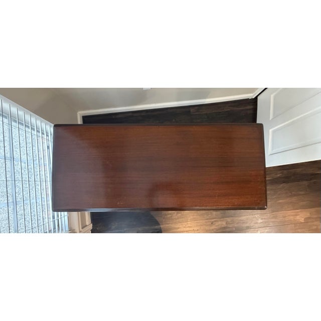 English Vintage Jacobean Revival Draw-Leaf Console Table, 1930s For Sale - Image 3 of 6