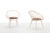 1960s White Circle Chair with Leather Cushion by Yngve Ekström, 1960s For Sale - Image 5 of 8