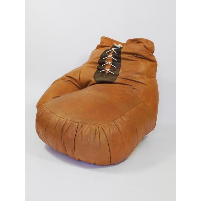 Leather Boxing Glove Chair attributed to Susi & Ueli Berger for de Sede, Switzerland, 1970s For Sale - Image 14 of 18