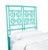 David Francis Palm Springs Headboard Twin - Turquoise For Sale - Image 4 of 5