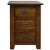 Wood Crafters and Weavers Mission 3 Drawer Nightstand - Walnut For Sale - Image 7 of 7