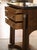 Wood 19th Century French Empire Marble Top Mahogany Bedside Table With Drawers For Sale - Image 7 of 8