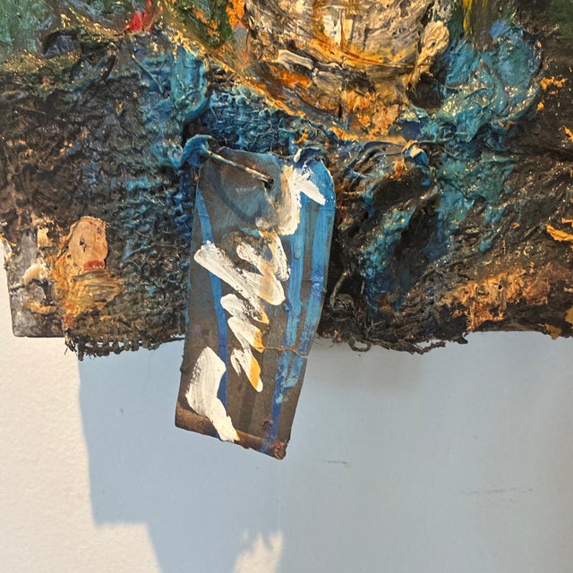 Wood Vladimir Prodanovich “True Love” 2009 Mixed Media Portrait Assemblage on Wood, Signed With Coa For Sale - Image 7 of 12