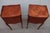 Wood 1920s Pair of French Louis XV Style Rosewood Side Tables Nightstands For Sale - Image 7 of 13