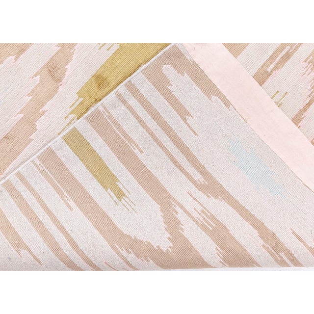 Beige Contemporary Silk Runner by Doris Leslie Blau For Sale - Image 8 of 8