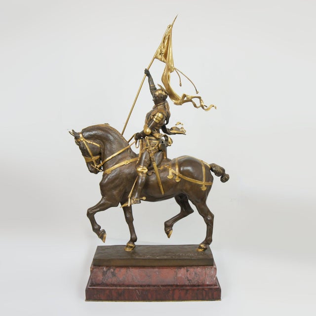 Joan of Arc from Emmanuel Fremiet, 1880s For Sale - Image 4 of 14