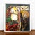 Great abstract oil painting on canvas. Signed "RKB" on the bottom corner. Recently imported from Denmark.