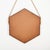 Mid-Century Hexagonal Mirror in Teak and Leather attributed to Campo & Graffi, Italy, 1960s For Sale - Image 9 of 15