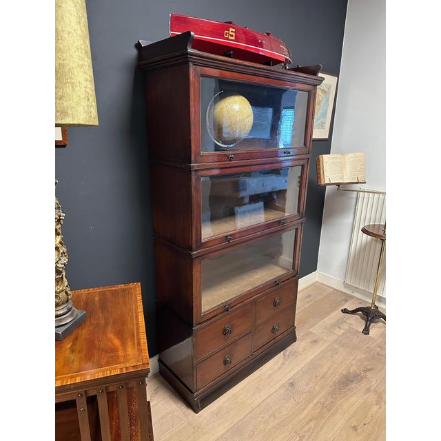Antique Bookcase in Teak, 1880 For Sale - Image 3 of 16