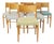 Vintage Beech Dining Chairs, Germany 1970s, Set of 6 For Sale