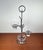 Vintage Danish Candleholder in Wrought Iron and Glass, 1970s For Sale - Image 5 of 12