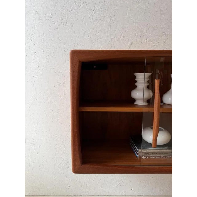 Danish Teak Wall Cabinet, 1960s For Sale - Image 17 of 18