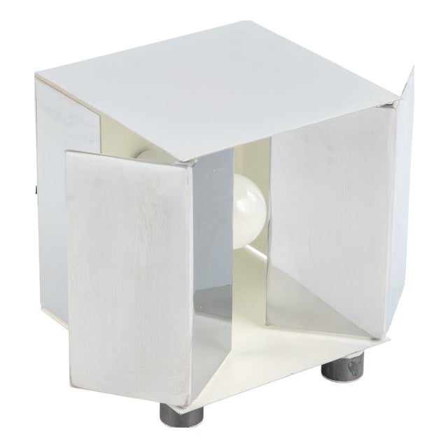 Kinetic 3H Chrome Table Lamp by Paolo Tilche for Sirrah, Italy, 1970s For Sale