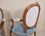 Blue Pair of Mid-19th Century French Régence Style Fauteuils With Modern Fabrics For Sale - Image 8 of 12