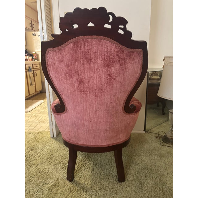 1970s 2 Victorian Kings Chairs - Kimball For Sale In Midland, TX - Image 6 of 10
