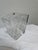Japanese Hoya Purple Dew Iris Relief Crystal Vase With Box For Sale - Image 3 of 12