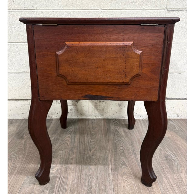Wood Antique 1872 Brown’s Patent Victorian Convertible Stand Secretary Writing Table For Sale - Image 7 of 10