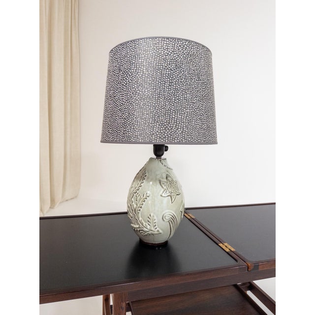 Vintage Ceramic Table Lamp by Anna-Lisa Thomson for Upsala-Ekeby, 1960s For Sale - Image 9 of 9
