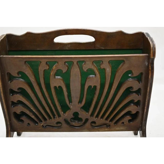 Mid-Century Modern Magazine Rack, 1950s For Sale - Image 4 of 5