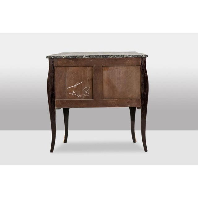 Metal Louis XV-Style Lacquered Chest of Drawers, 1950s For Sale - Image 7 of 18
