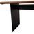 Janua Basket Wood and Metal Dining Table in Brown and Anthracite For Sale - Image 6 of 10