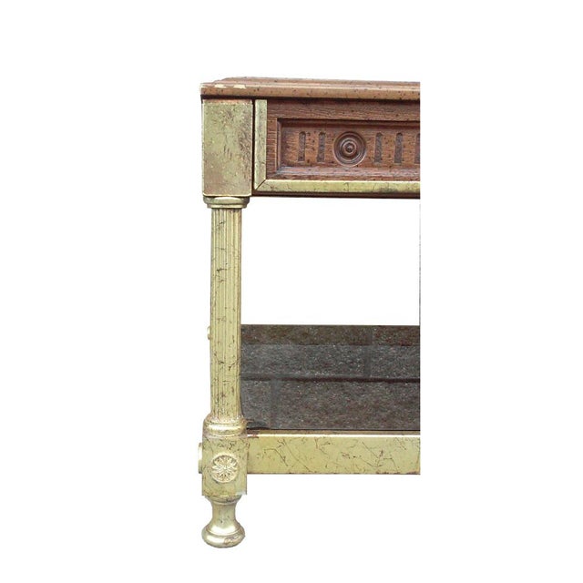Hollywood Regency Maison Jansen Style Regency Low End Tables-A Pair For Sale - Image 3 of 5