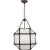 Transitional Suzanne Kasler for Visual Comfort Signature Morris Small Lantern in Antique Zinc with Frosted Glass For Sale - Image 3 of 4
