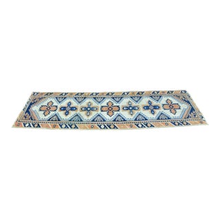 Modern Vintage Turkish Runner Rug For Sale