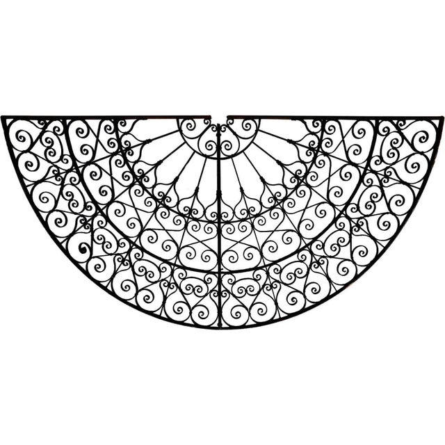 Traditional Skylight Grill Antique Wrought Iron For Sale - Image 3 of 10