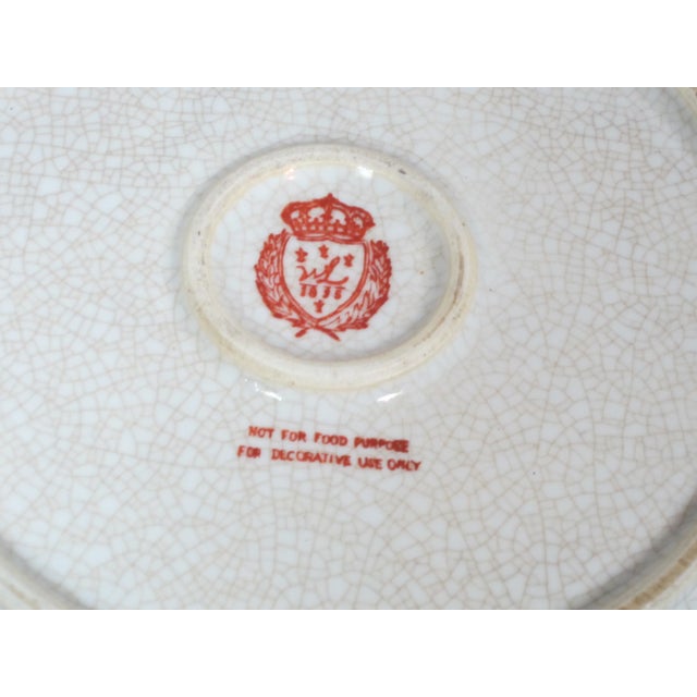 Floral Motif Decorative Plates - Set of 3 For Sale - Image 6 of 7