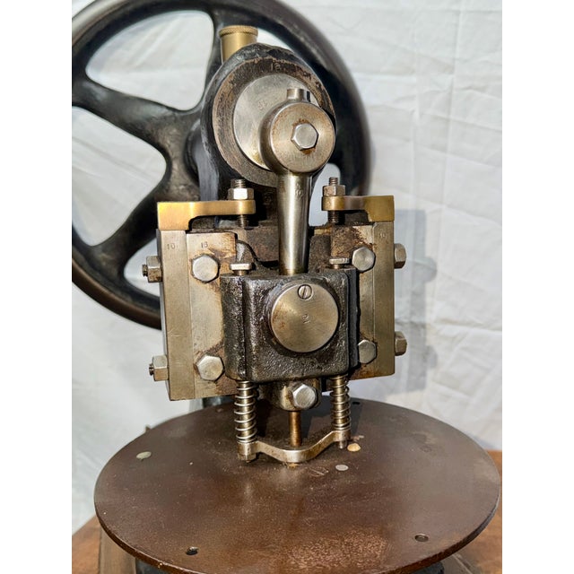 Antique Italian Flywheel Punch, 1890s For Sale - Image 14 of 18